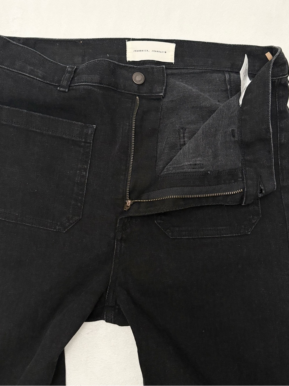JEANERICA St Monica Black 2 Weeks High-Rise Wide-Leg Women's Jeans Size 29 - Picture 9 of 13